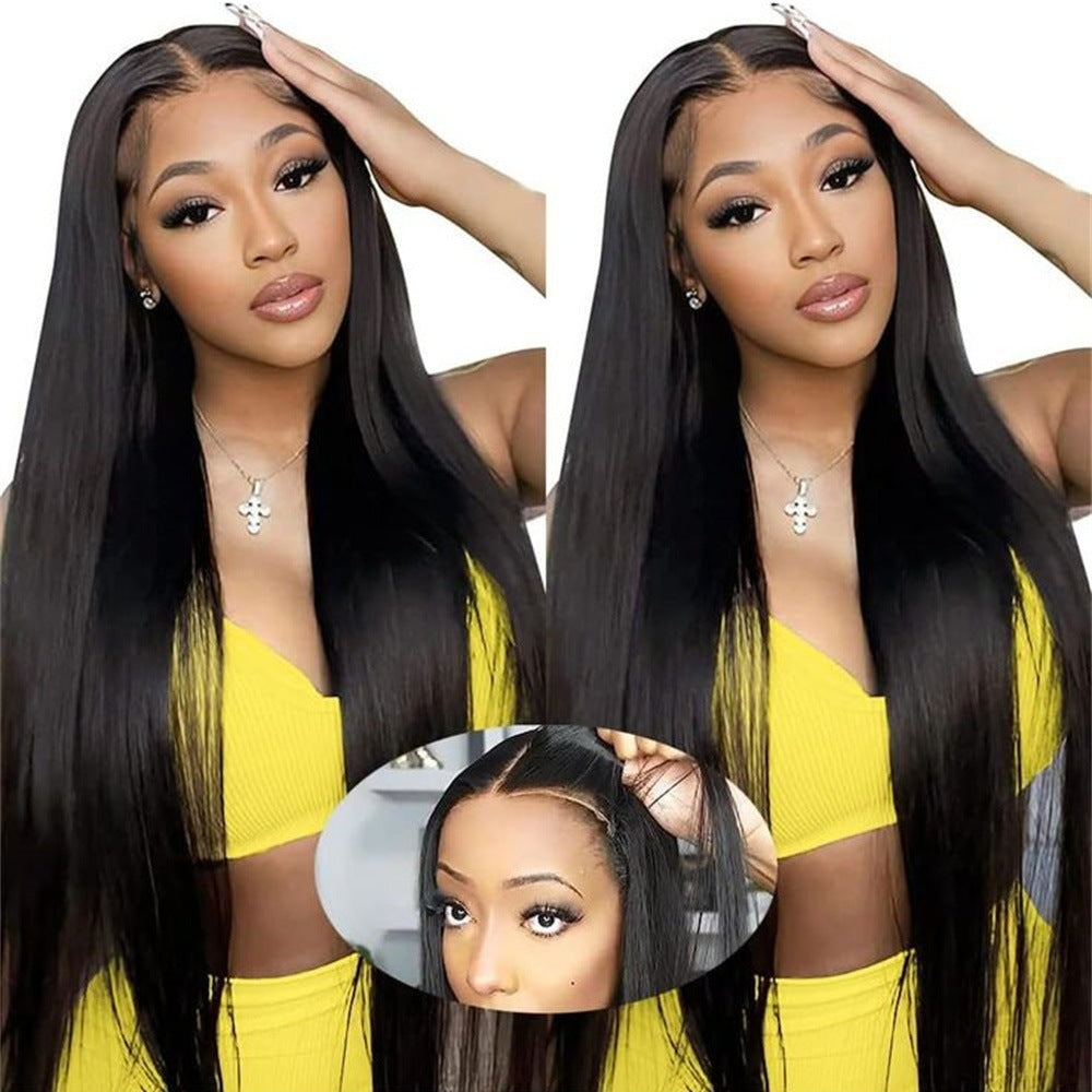 Women's Simple All-matching Long Chemical Fiber Wig